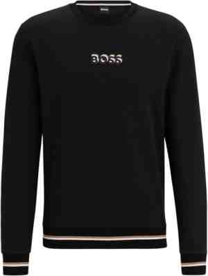 Foto: Boss iconic sweatshirt   heren lounge trui   zwart   maat  s