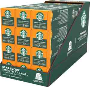 Foto: Starbucks by nespresso smooth caramel capsules   120 koffiecups