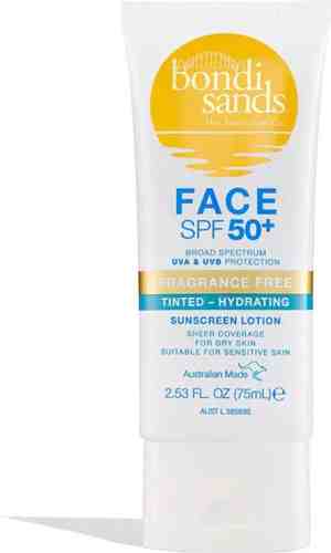 Foto: Bondi sands   sunscreen face lotion spf 50 ff tinted hydrating