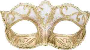 Foto: Boland   oogmasker venice felina goud goud   volwassenen   showgirl   glamour   carnaval accessoire   venetiaans masker