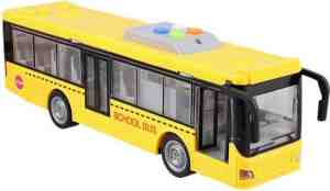 Foto: Big bus speelgoed auto stadsbus friction met openslaande deuren licht en geluid 3