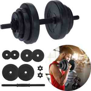 Foto: Cheqo dumbbell set 6 schijven dumbbells verstelbaar met 6 gewichten 10 kg