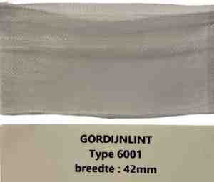 Foto: Gerster gordijnband gordijnlint type 6001 breedte 42 mm prijs per 10 m