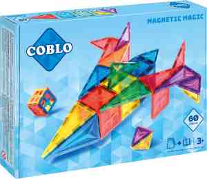 Foto: Coblo classic 60 stuks magnetisch speelgoed montessori speelgoed jongens speelgoed en meisjes speelgoed voor 3 jaar 4 jaar 5 jaar 6 jaar 7 jaar 8 jaar