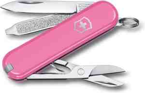 Foto: Victorinox classic sd zakmes   cherry blossom   7 functies   rvs