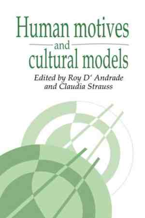 Foto: Publications of the society for psychological anthropologyseries number 1  human motives and cultural models
