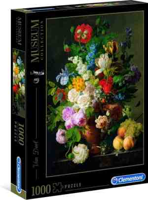 Foto: Clementoni puzzels voor volwassenen   van dael   vaso di fiori museum puzzel 1000 stukjes 14 99 jaar   31415