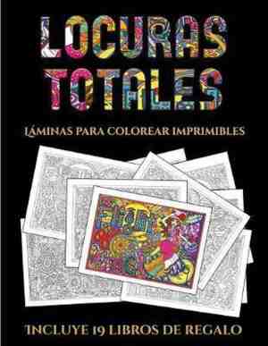 Foto: Laminas para colorear imprimibles locuras totals 