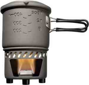 Foto: Esbit outdoor kooktoestel 585ml   opbergtas   aluminium   solid fuel