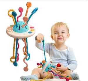 Foto: Baby speelgoed montessori sensorisch speelgoed ontwikkeling fijne motoriek vaardigheden 0 24 maanden hoogwaardig kwaliteit ufo speelgoed