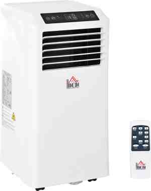 Foto: Homcom mobiele airconditioning 3 in 1 airconditioner ontvochtiging 2 6 kw afstandsbediening abs 823 002v90
