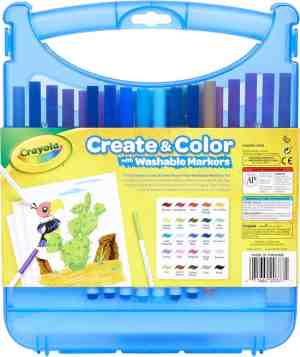 Foto: Crayola create colour   koffer set   supertips afwasbare viltstiften   creatieve activiteit en cadeau voor kinderen 4