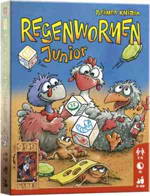 Foto: Regenwormen junior a13 dobbelspel