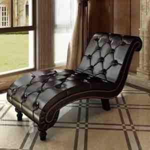 Foto: Vidaxl chaise longue kunstleer bruin