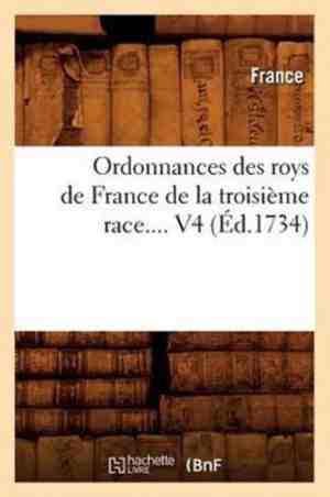 Foto: Sciences sociales  ordonnances des roys de france de la troisime race  volume 4 d 1734