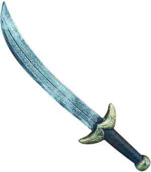 Foto: Verkleed speelgoed arabisch piraten zwaard 52 cm zwaarden voor kinderen volwassenen kostuum accessoire