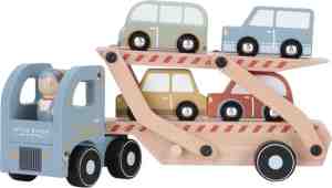 Foto: Little dutch houten truck transportwagen fsc