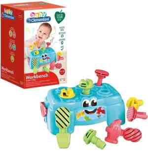 Foto: Baby clementoni   werkbank   mini activiteitentafel   motoriek speelgoed   educatief speelgoed 1 jaar