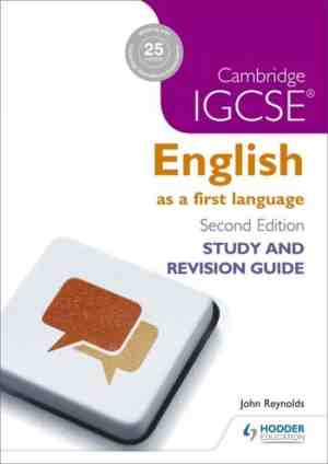 Foto: Cambridge igcse english first language study and revision guide