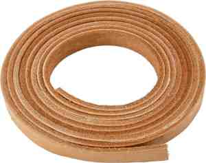 Foto: Leerband b  10 mm dikte 3 mm naturel 2 m 1 doos