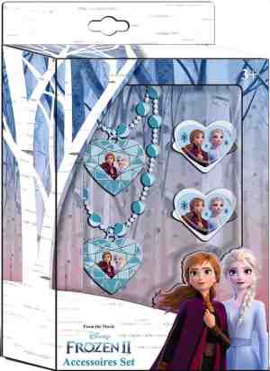 Foto: Kids licensing sieraden frozen 2 meisjes blauwwit 4 delig