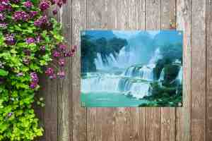 Foto: Tuin decoratie mistige detian watervallen in china 40x30 cm