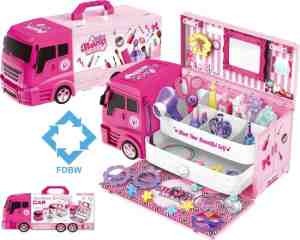 Foto: Speelgoed meisjes makeup 3 jaar salon vrachtwagen 45 x 20 cm