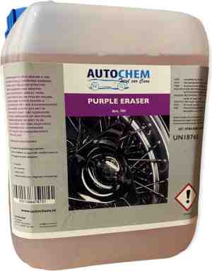 Foto: Autochem purple eraser velgenreiniger   5 liter   met kleurindicator 