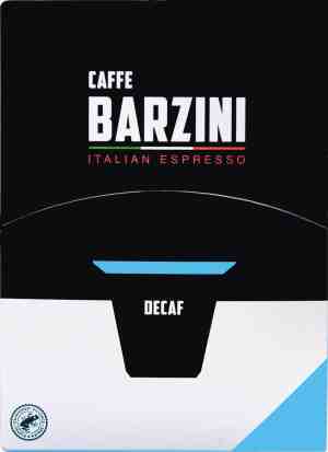 Foto: Barzini decaf cups 80 cafe nevrije cups totaal 80 decaf capsules 100 rainforest alliance koffie cups koffiecapsules