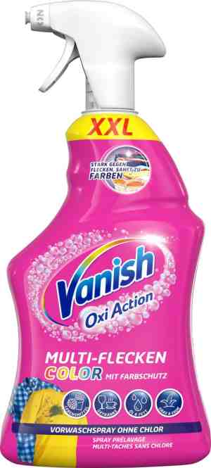 Foto: Vanish vlekkenverwijderaar voorwas spray oxi action 860 ml