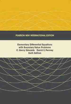 Foto: Elementary differential equations with boundary value problems  pearson new international edition