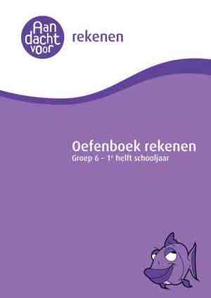 Foto: Rekenen groep 6 oefenboek   1e helft schooljaar   cito iep m6   aandacht voor rekenen   van de onderwijsexperts van wijzer over de basisschool