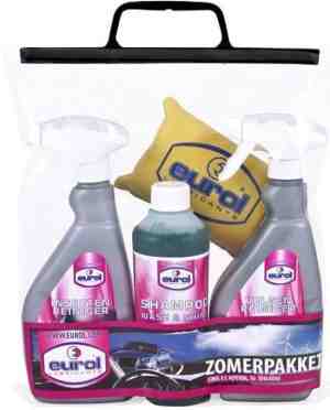 Foto: Eurol zomerpakket voor de auto velgenreiniger wash shine autoshampoo insectenreiniger spons