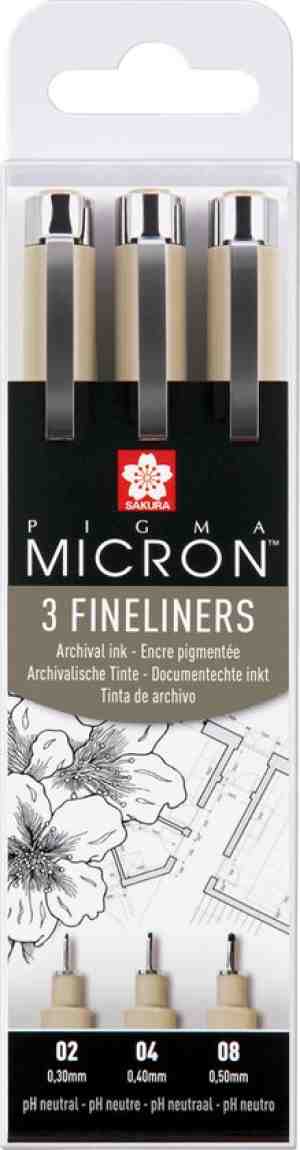 Foto: Sakura pigma micron 3 zwarte fineliners
