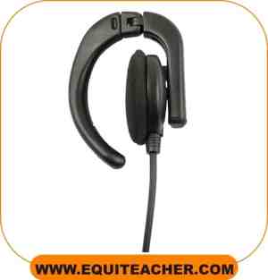 Foto: Equiteacher klem oortje voor instructieset whis ceecoach universeel 3 5 jack oortje paardrijden oortelefoon