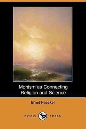 Foto: Monism as connecting religion and science dodo press