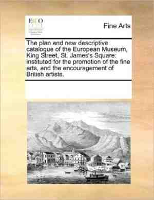 Foto: The plan and new descriptive catalogue of the european museum king street st  jamess square