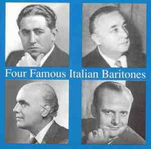 Foto: Four famous italian baritones