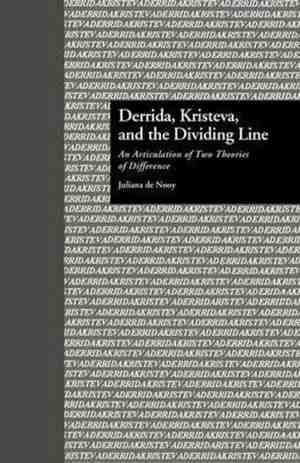 Foto: Derrida kristeva and the dividing line