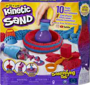 Foto: Kinetic sand speelzand vormenset 2 kleuren 907 g sensorisch speelgoed