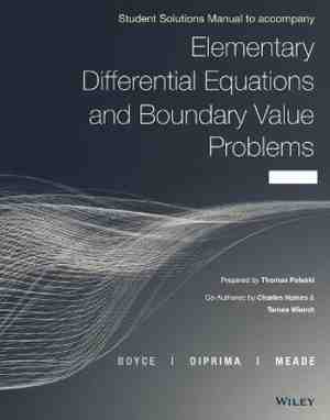Foto: Elementary differential equations eleventh edition student solutions manual
