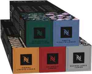 Foto: Nespresso lungo pakket koffie cups 50 capsules