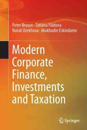 Foto: Modern corporate finance investments and taxation