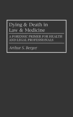 Foto: Dying and death in law and medicine
