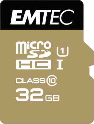 Foto: Emtec micro sd kaart gold 32gb