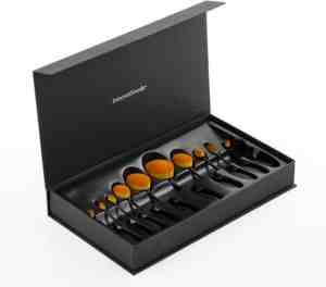 Foto: Innovagoods wellness beaut ovale professionele make up borstel set