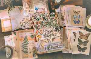 Foto: Deco sticker  papierset   nature   200 stuks   bullet journal stickers   planner agenda stickers   scrapbook stickers papier   hobbypapier   stickers en hobbypapier voor volwassenen en kinderen