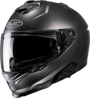 Foto: Hjc i71 donker grijs semi flat titanium integraalhelm maat xxl helm