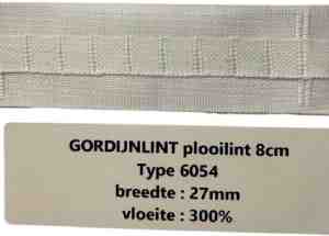 Foto: Gerster gordijnband gordijnlint type 6054 breedte 27 mm prijs per 10 m