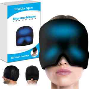 Foto: Healthy spec migraine masker migraine hoofdpijn masker migraine muts oogmasker gel slaapmasker verlichting van hoofdpijn